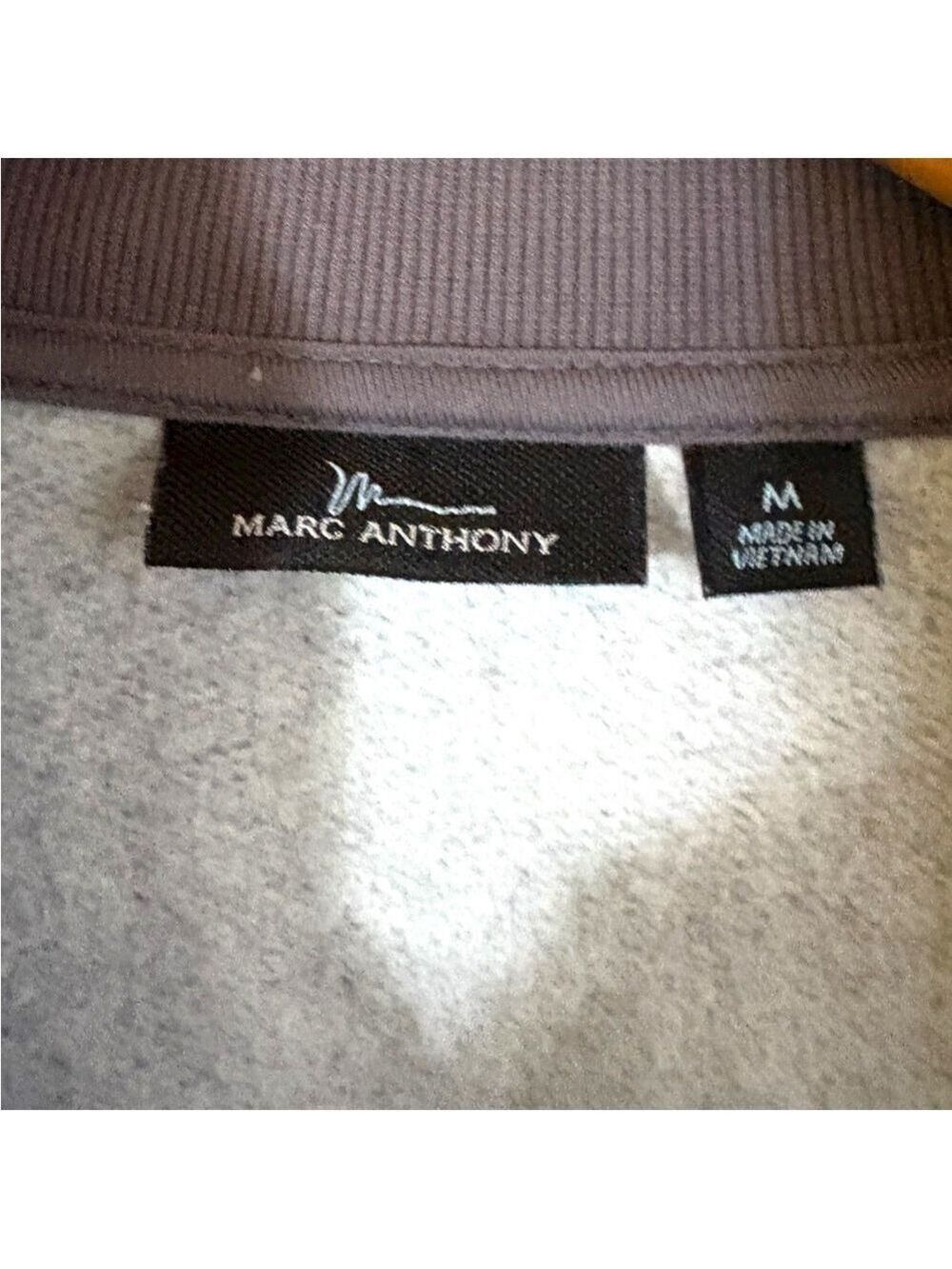 Marc Anthony- Men’s Medium full zip jacket. Dark gray. 2 pockets. Excellent cond - Picture 3 of 11